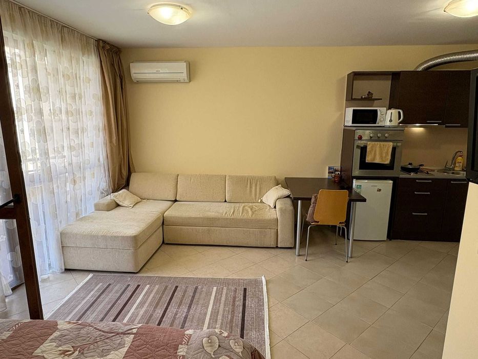 Обзаведен едностаен апартамент в централна част, к-с „Каскадас 2“