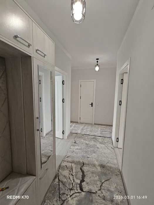 Сдаётся в аренду новостройка трёхкомнатная квартира