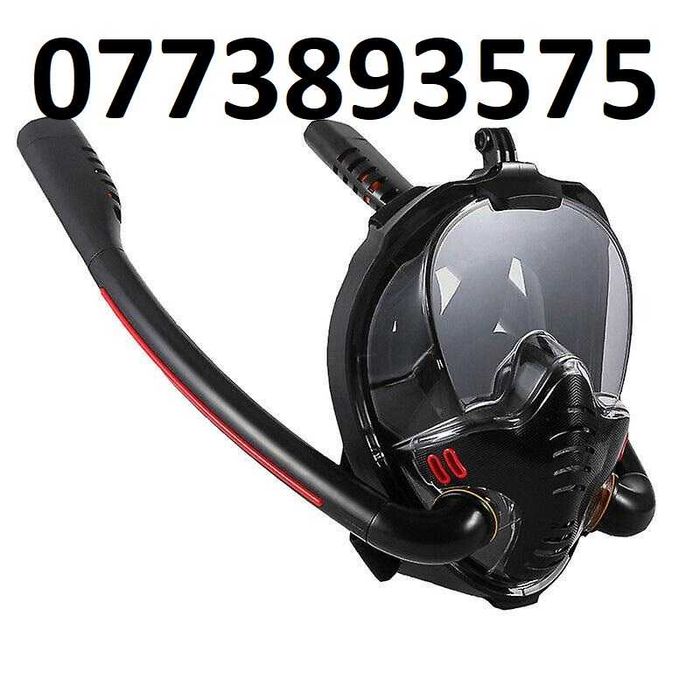 Masca Full Face cu 2 tuburi inot snorkel adulti copii Snorkeling dubla