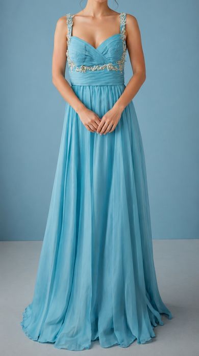 Rochie de Ocazie La Femme Paris/M/38 EU/Aqua(albastru deschis)
