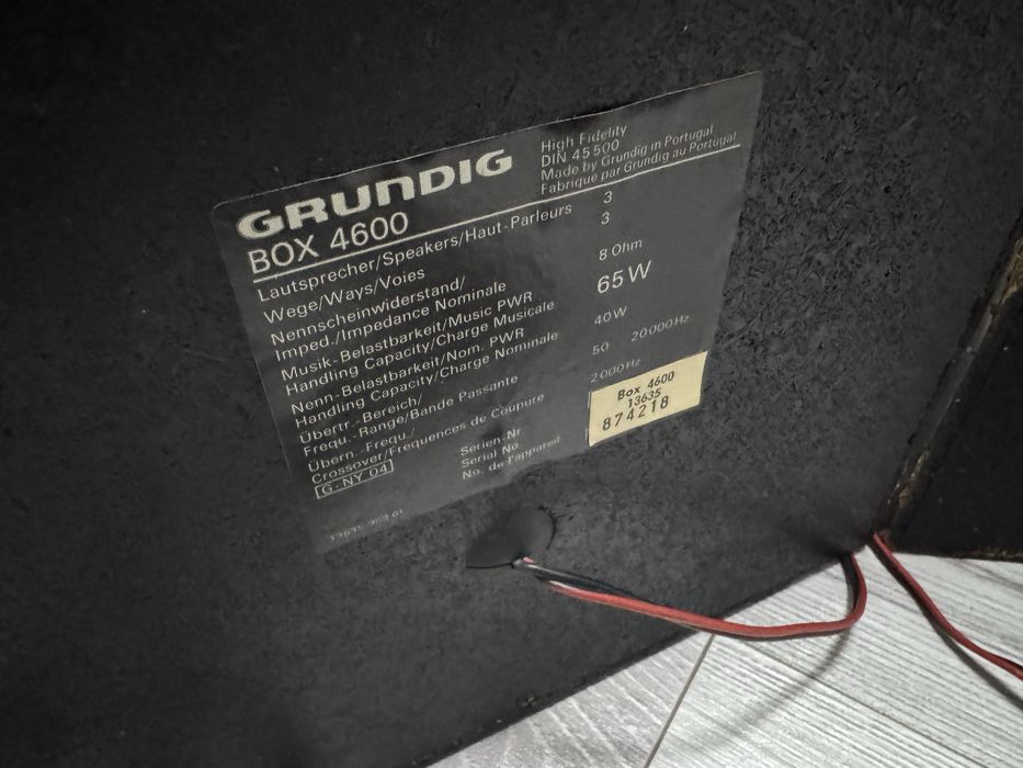 Vand Boxe Grundig