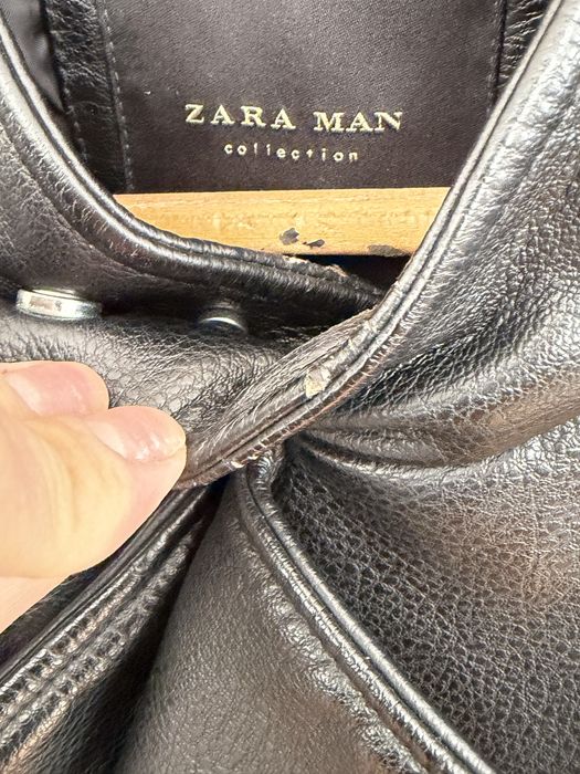 Мъжко кожено Zara man Зара