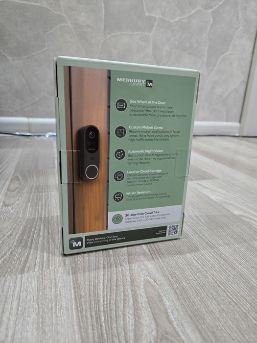 Продам как новый Merkury Smart Doorbell Camera!