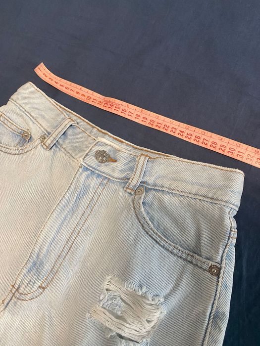 Дънкова пола Pull&Bear къса
