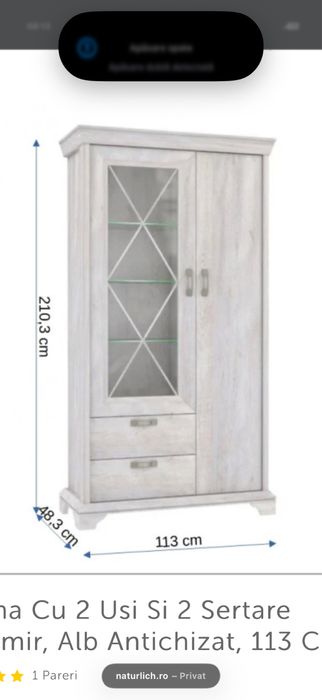 Vand mobila living ,colectia Kashmir NATURLICH,formata din 4 piese