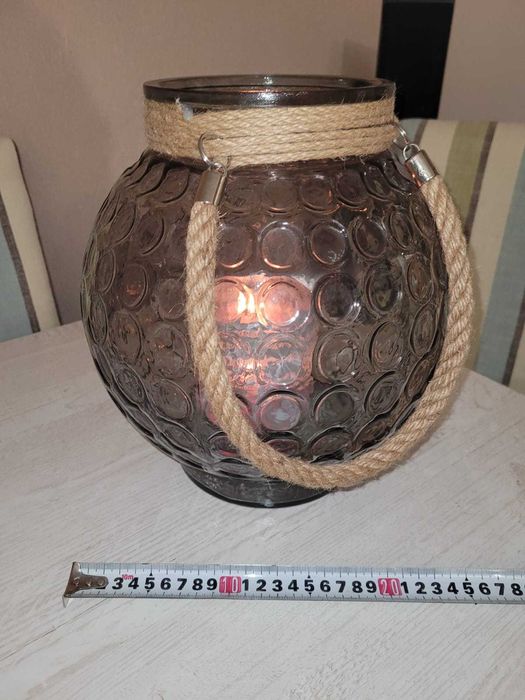 Centru masa din sticla - Masiv