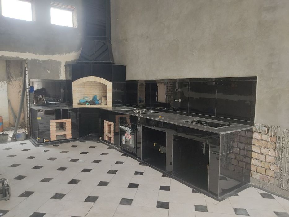 Строим летние кухни быстро и качест венно. Ёзги ошхона курамиз .