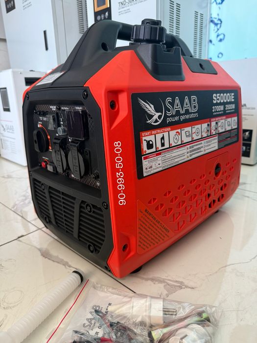 3.5 кВт генератор бесшумный инверторли SAAB generator 220W optom arzon