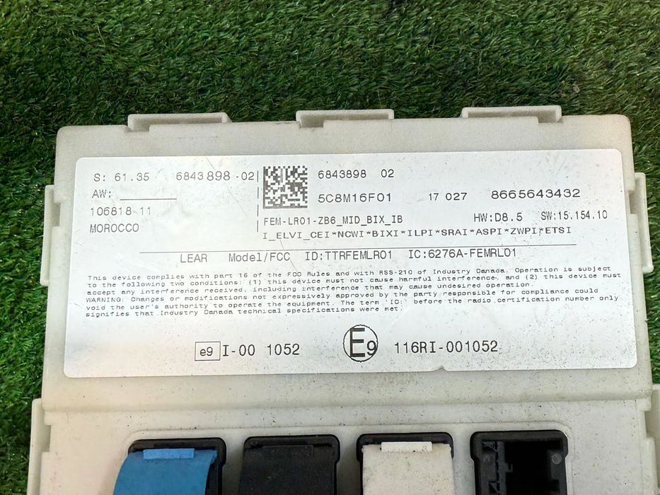 PANOU SIGURANTE DE CONTROL BMW 318I SPORT SERIA 3 LCI F30 1.5 BENZINA 2017 COD OEM 61356843898 684389802 6843898 2015-2019