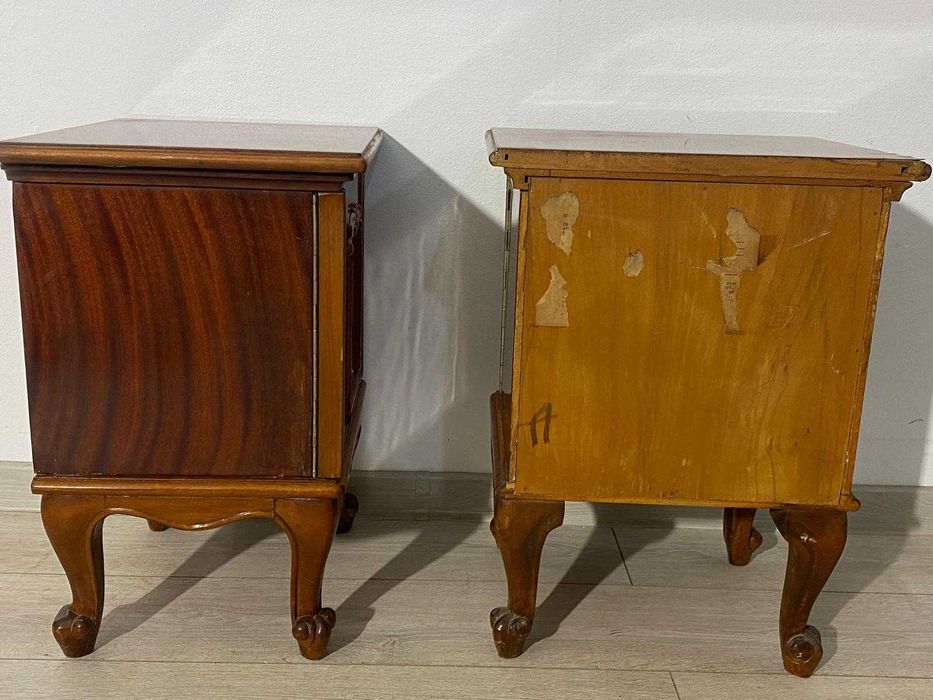 Noptieră Vintage din Lemn; Comodă Vintage Dormitor