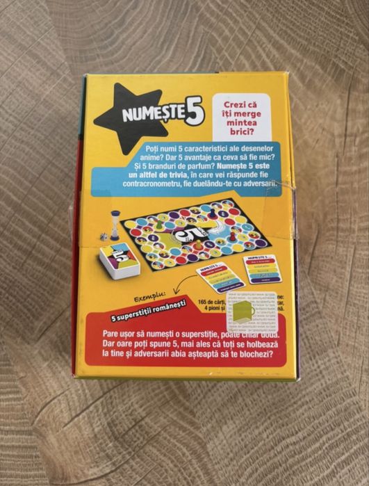 Joc de societate - Numeste 5