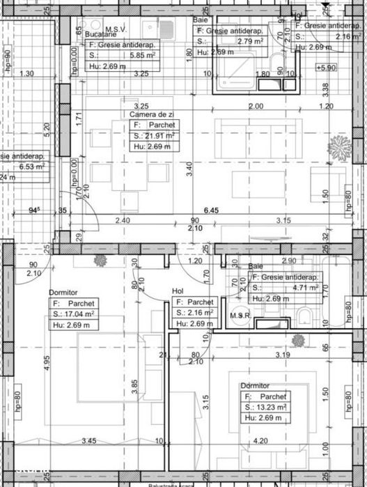 Apartament 3 camere, 70 mp, Braytim — fotografia 1