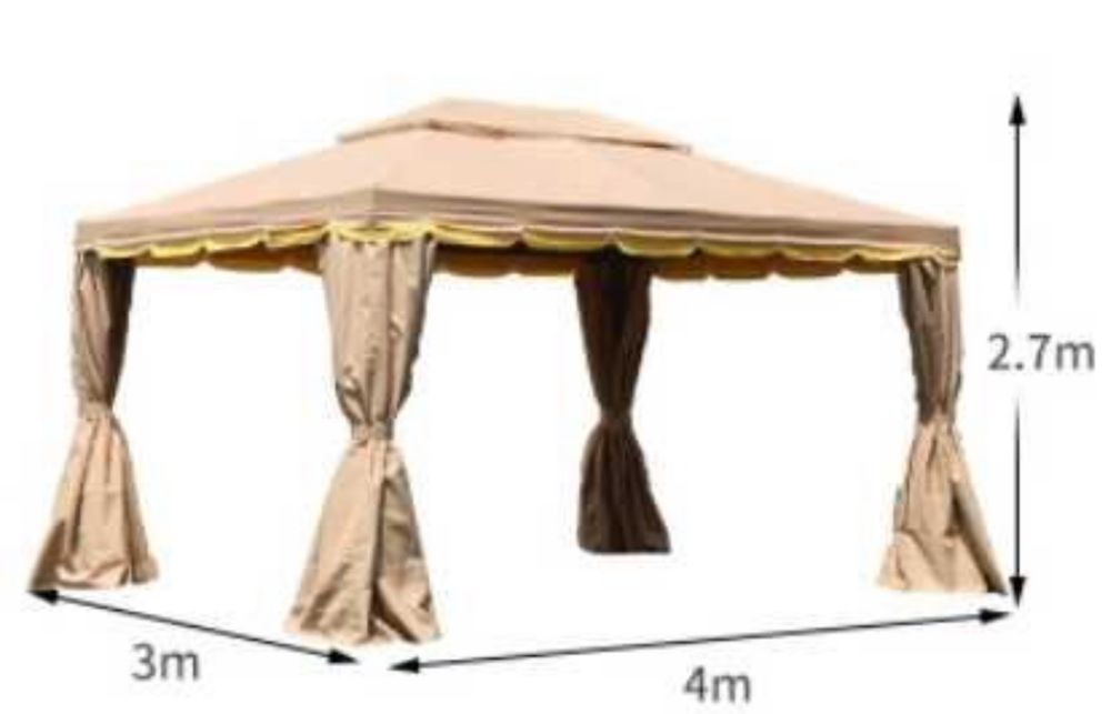 Садовый шатер-зонтик 3*4
