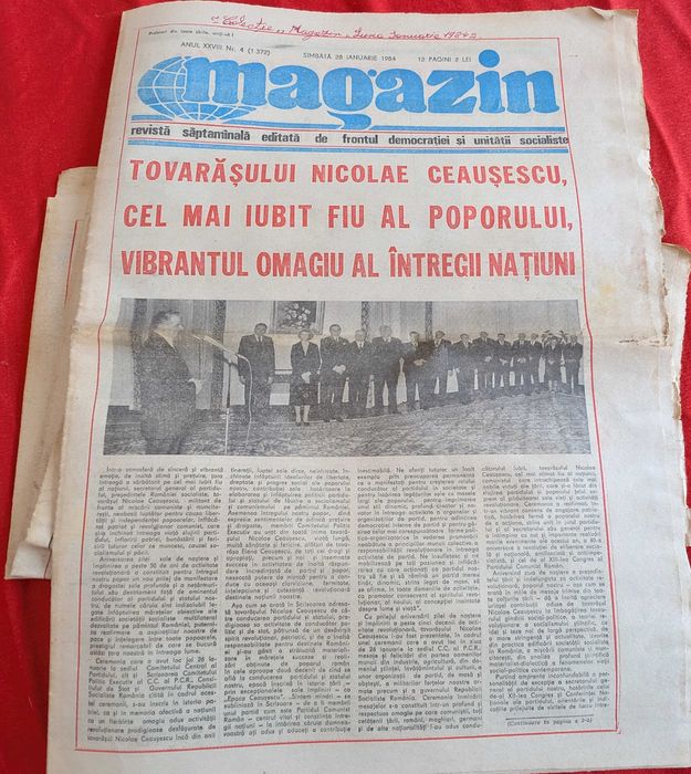 Ziarul Magazin - de colecție 4 numere 1984