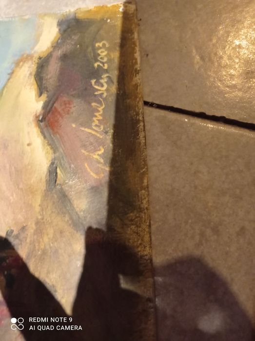 Tablou ulei pe carton, Gh. Ionescu