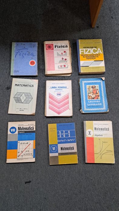 Manuale scolare vechi