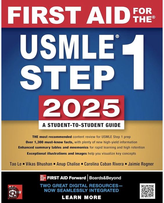 Книга First Aid USMLE Step 1 2025