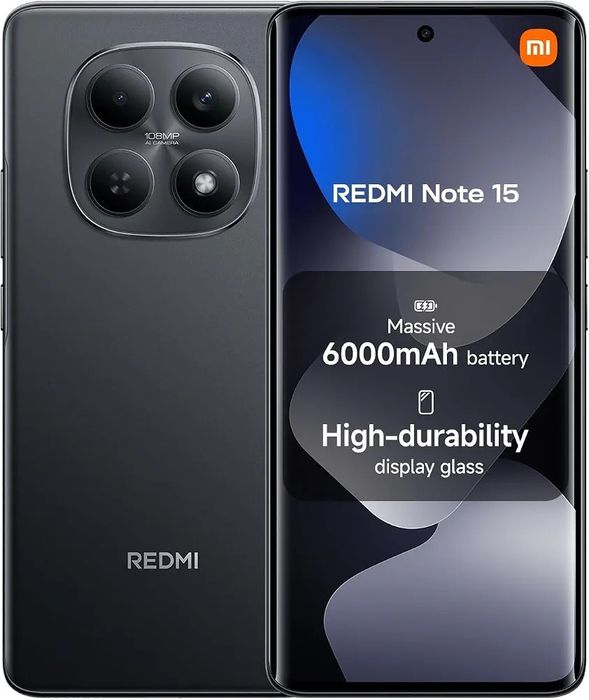 Redmi Note 15, 8GB /256GB, 108MP, Ecran AMOLED de 6,77" 120Hz, IP 64