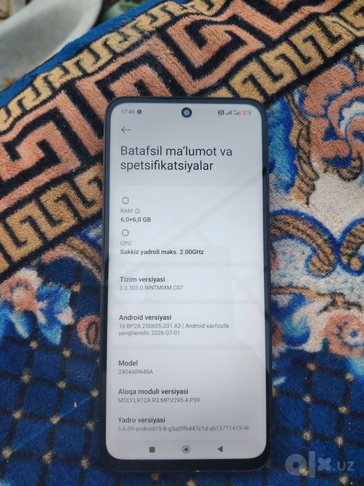 Radmi 13 128 6 ming kami yoq