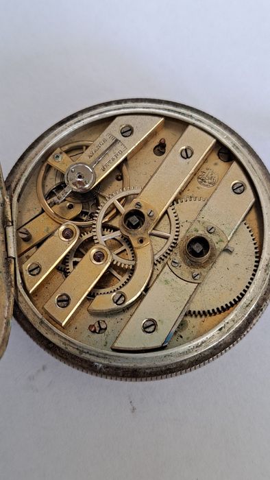 Ceas de Buzunar vechi de Argint 0,800