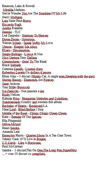 Colecție de cca. 300 de discuri de pickup, stare foarte bună