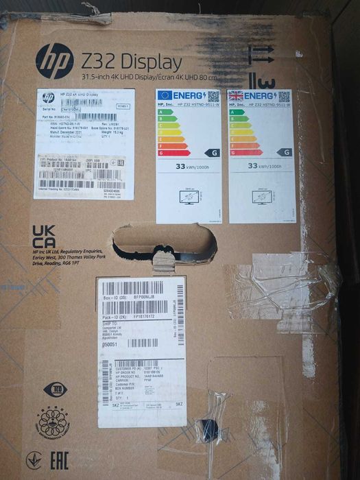 HP Z32 4K UHD Display