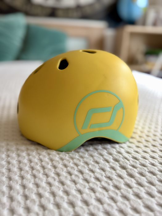 Детска каска Scoot & Ride , Лимон, XXS- S