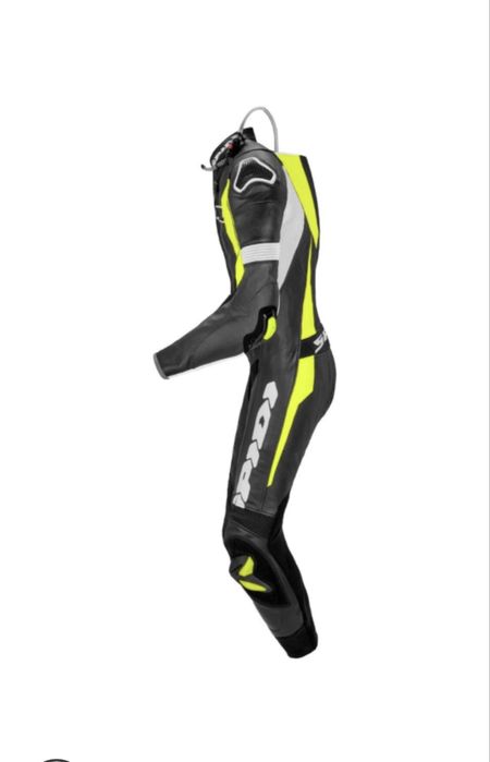 Costum combinezon piele moto 58 / Casca Scorpion R1 XL