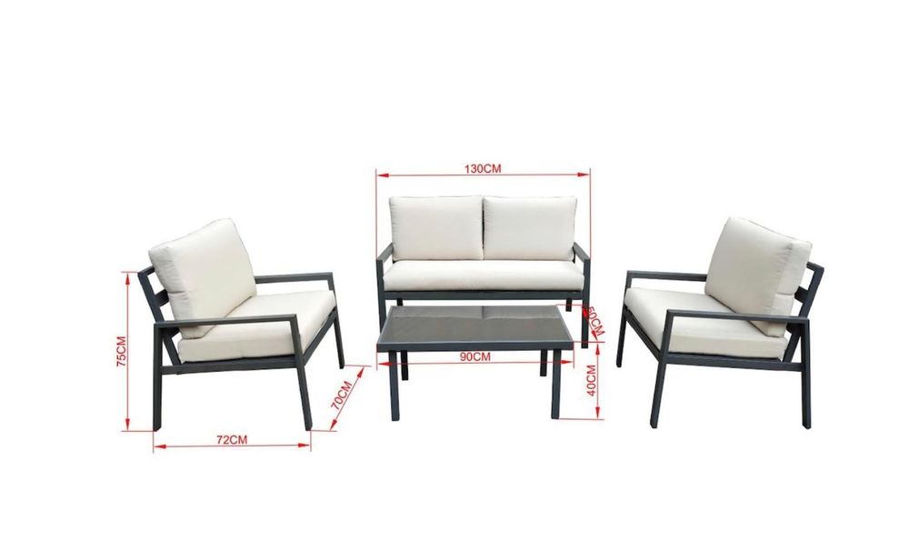 Vând set mobilier terasa, balcon, gradina - 4 piese