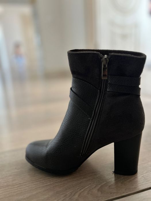 осенние ботинки кожа