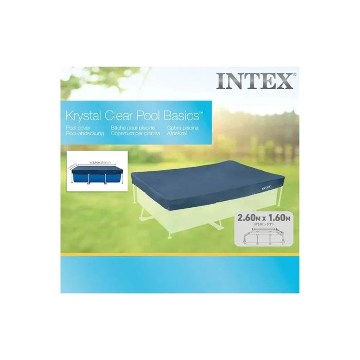 Покривало за басейн Intex, 260 х 160 см, PVC, Правоъгълно