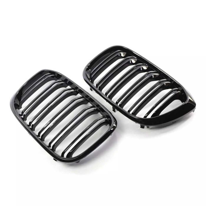 Решетки Бъбреци BMW БМВ X3 G01 X4 G02 Двойни Черен Гланц
