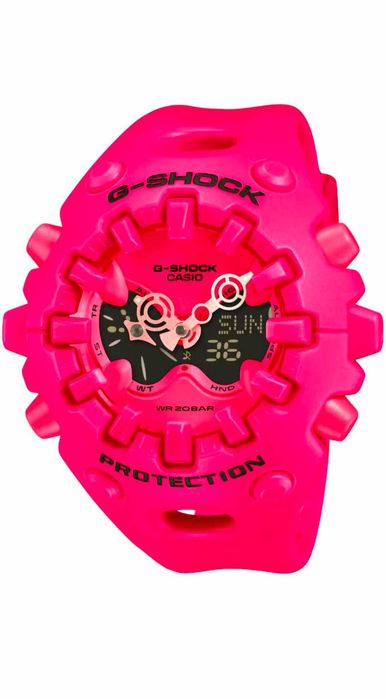 Ceas Sport Casio g shock GA-V01-AER rosu, Nou,Garantie 2 ani