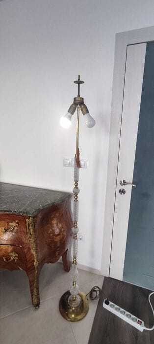 Vintage подова кристална лампа