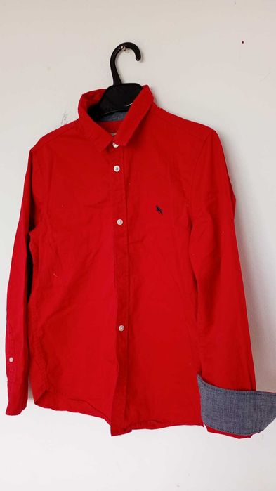 camasa roșu burgund, baieti LOGG, 9-10 ani