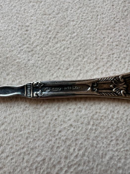 Посребрени руски прибори 6 чаени лъжички