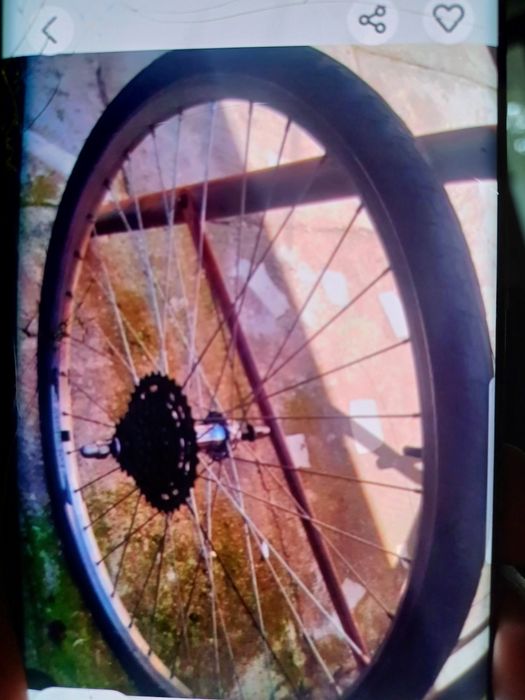 Roata de bicicleta pe 28 cu 7 pinioane