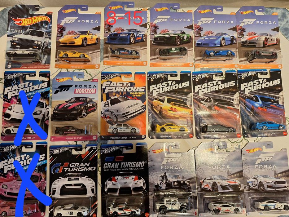 Hot wheels,Hw 3pack , 5 pack , premium