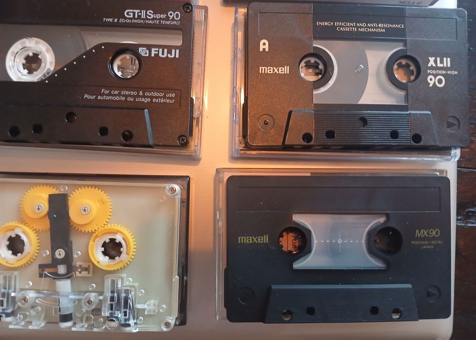 Lot de casete audio METAL,Chrom ,Ștergere Capete