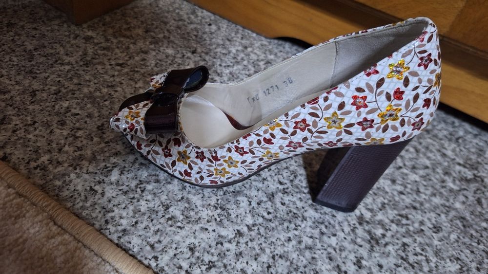 Pantofi piele naturala
