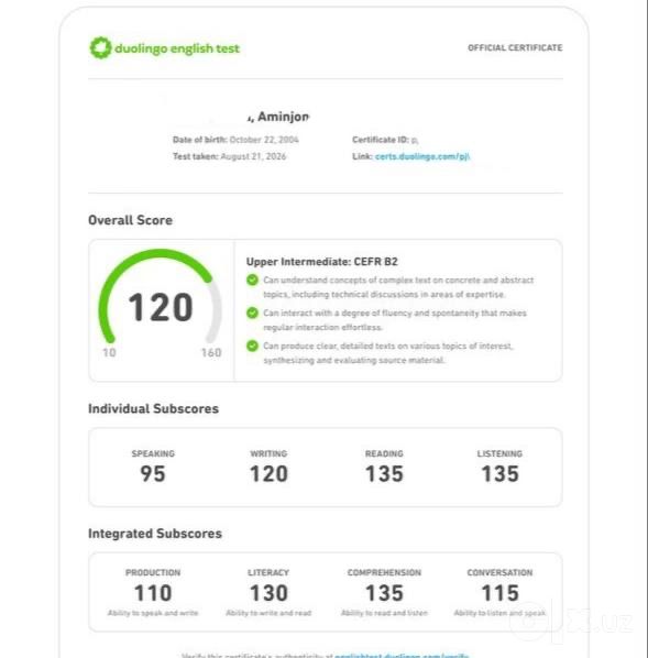 Duolingo DET экспресс курс до результата