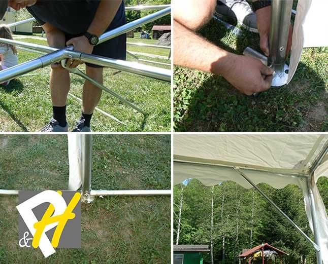 ШАТРИ 4х8м 5х8м и 6х8м страници 260 см 100% водоустойчиви