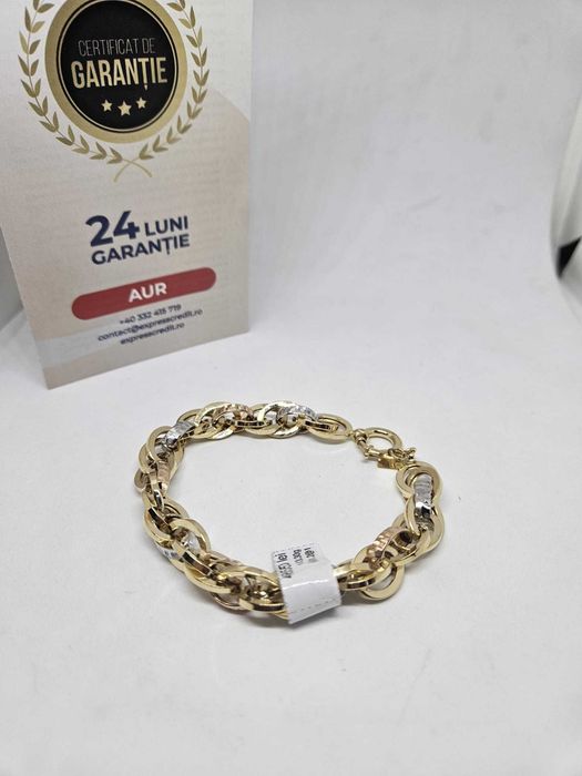 Bratara aur 14K 13.30gr ( Ag1 Alexandru b52051.2 )*Garantie 2 ani