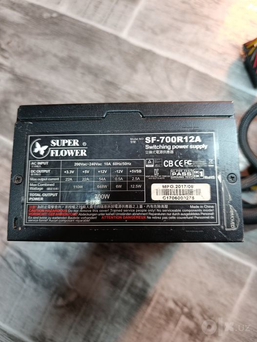 Бп Super Flower 700w 80+ silver