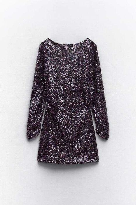 Мини рокля с пайети