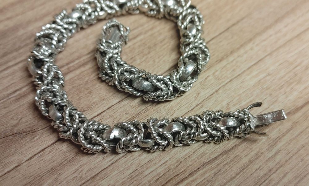 Bratara masiva din argint