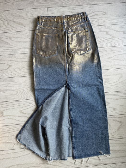 Fusta midi jeans Zara • Xs