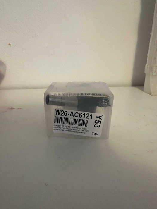 Freză de planat lemn Fraiser TORNADO – Coadă 12 mm, Diametru 60 mm