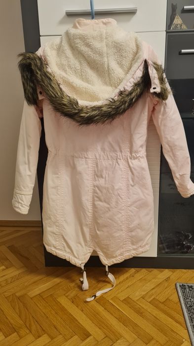 Geaca roz parka S
