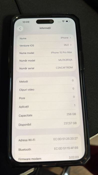 Iphone 15 pro max 256 GB